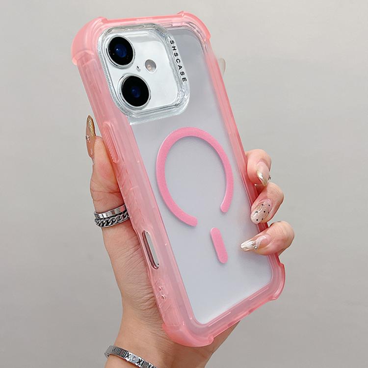 透明マットTPUハイブリッドPC 3-in-1 MagSafeスマホケース、iPhone 17 Pro Max用、iPhone 17 Pro用、iPhone 17用、iPhone Air用、iPhone 16 Pro Max用、iPhone 16 Pro用、iPhone 16 Plus用、iPhone 16用