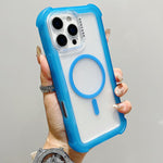 透明マットTPUハイブリッドPC 3-in-1 MagSafeスマホケース、iPhone 17 Pro Max用、iPhone 17 Pro用、iPhone 17用、iPhone Air用、iPhone 16 Pro Max用、iPhone 16 Pro用、iPhone 16 Plus用、iPhone 16用