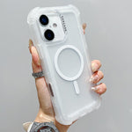 透明マットTPUハイブリッドPC 3-in-1 MagSafeスマホケース、iPhone 17 Pro Max用、iPhone 17 Pro用、iPhone 17用、iPhone Air用、iPhone 16 Pro Max用、iPhone 16 Pro用、iPhone 16 Plus用、iPhone 16用