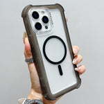 透明マットTPUハイブリッドPC 3-in-1 MagSafeスマホケース、iPhone 15 Pro Max用、iPhone 15 Pro用、iPhone 15 Plus用、iPhone 15用、iPhone 14 Plus用、iPhone 14用、iPhone 14 Pro用、iPhone 14 Pro Max用