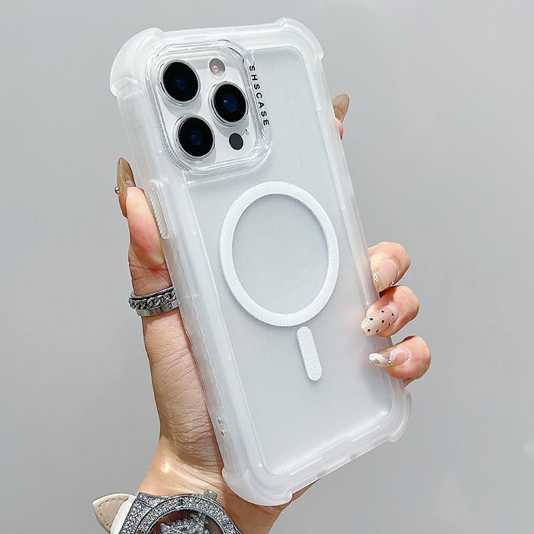 透明マットTPUハイブリッドPC 3-in-1 MagSafeスマホケース、iPhone 15 Pro Max用、iPhone 15 Pro用、iPhone 15 Plus用、iPhone 15用、iPhone 14 Plus用、iPhone 14用、iPhone 14 Pro用、iPhone 14 Pro Max用