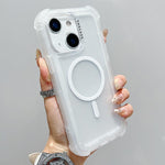 透明マットTPUハイブリッドPC 3-in-1 MagSafeスマホケース、iPhone 15 Pro Max用、iPhone 15 Pro用、iPhone 15 Plus用、iPhone 15用、iPhone 14 Plus用、iPhone 14用、iPhone 14 Pro用、iPhone 14 Pro Max用