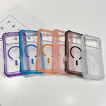 透明マットTPUハイブリッドPC 3-in-1 MagSafeスマホケース、iPhone 17 Pro Max用、iPhone 17 Pro用、iPhone 17用、iPhone Air用、iPhone 16 Pro Max用、iPhone 16 Pro用、iPhone 16 Plus用、iPhone 16用