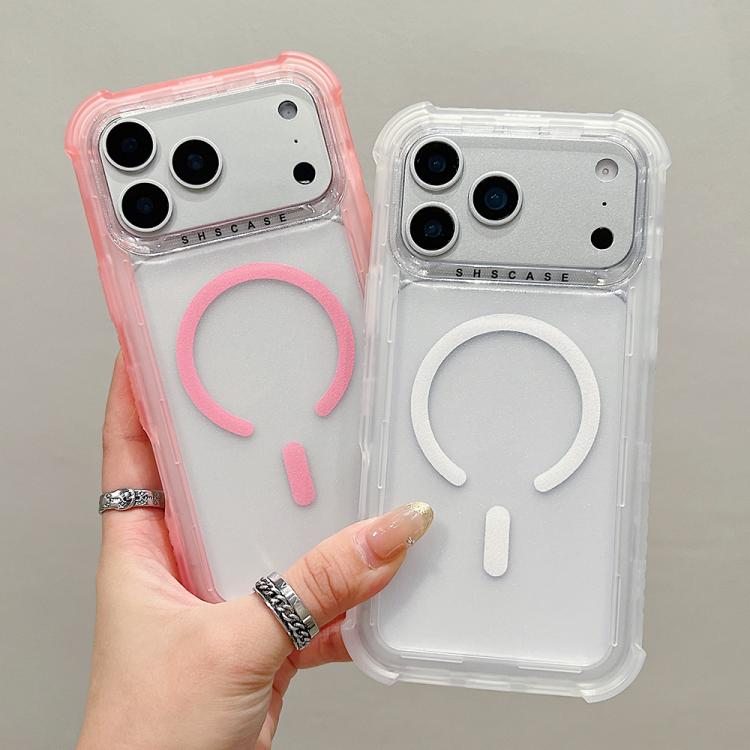 透明マットTPUハイブリッドPC 3-in-1 MagSafeスマホケース、iPhone 17 Pro Max用、iPhone 17 Pro用、iPhone 17用、iPhone Air用、iPhone 16 Pro Max用、iPhone 16 Pro用、iPhone 16 Plus用、iPhone 16用