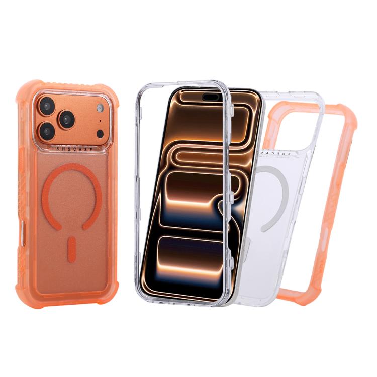 透明マットTPUハイブリッドPC 3-in-1 MagSafeスマホケース、iPhone 15 Pro Max用、iPhone 15 Pro用、iPhone 15 Plus用、iPhone 15用、iPhone 14 Plus用、iPhone 14用、iPhone 14 Pro用、iPhone 14 Pro Max用