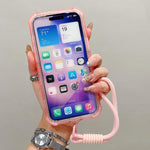 透明マットTPUハイブリッドPC 3-in-1 MagSafeスマホケース（リストストラップ付き）、iPhone 17 Pro Max用、iPhone 17 Pro用、iPhone 17用、iPhone Air用、iPhone 16 Pro Max用、iPhone 16 Pro用、iPhone 16 Plus用、iPhone 16用