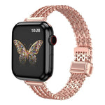 スリム磁気スナップクラスプ スチールメッシュメタルウォッチバンド、Apple Watch 46mm / 49mm / 45mm / 44mm用、Apple Watch 42mm / 41mm / 40mm / 38mm用