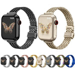 スリム磁気スナップクラスプ スチールメッシュメタルウォッチバンド、Apple Watch 46mm / 49mm / 45mm / 44mm用、Apple Watch 42mm / 41mm / 40mm / 38mm用