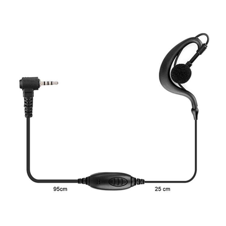 RETEVIS EE090Z 1ピン トランシーバーヘッドセットマイクイヤホン RETEVIS RT20、EE090Z用