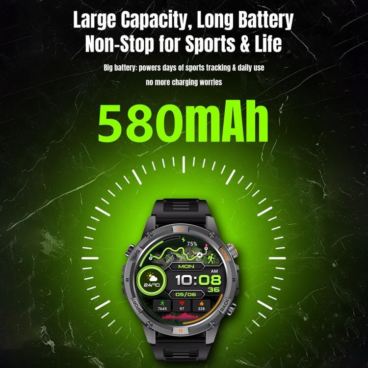 YK15 1.46インチラウンドスクリーン Bluetooth通話 GPSスポーツスマートウォッチ