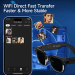 W630 800W WiFi4 AI写真認識スマート翻訳 Bluetooth通話メガネ
