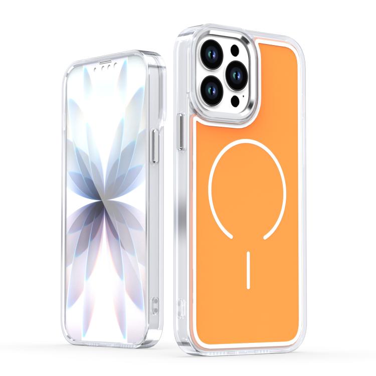 Bright Shadow Two-color MagSafe Magnetic Phone Case, For iPhone 13 Pro Max, For iPhone 13 Pro, For iPhone 12 / 12 Pro, For iPhone 12 Pro Max, For iPhone 11