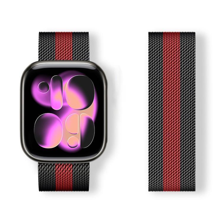 xDfind ミラネーループ磁気ステンレススチールウォッチバンド、Apple Watch 42 / 44 / 45 / 46 / 49mm用、Apple Watch 38 / 40 / 41 / S11 42mm用