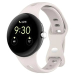 xDfind 小型ウエスト バタフライバックル シリコンウォッチバンド、Google Pixel Watch 4 / 3 / 2 / 1 41mm用