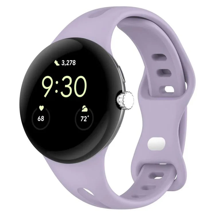 xDfind 小型ウエスト バタフライバックル シリコンウォッチバンド、Google Pixel Watch 4 / 3 / 2 / 1 41mm用