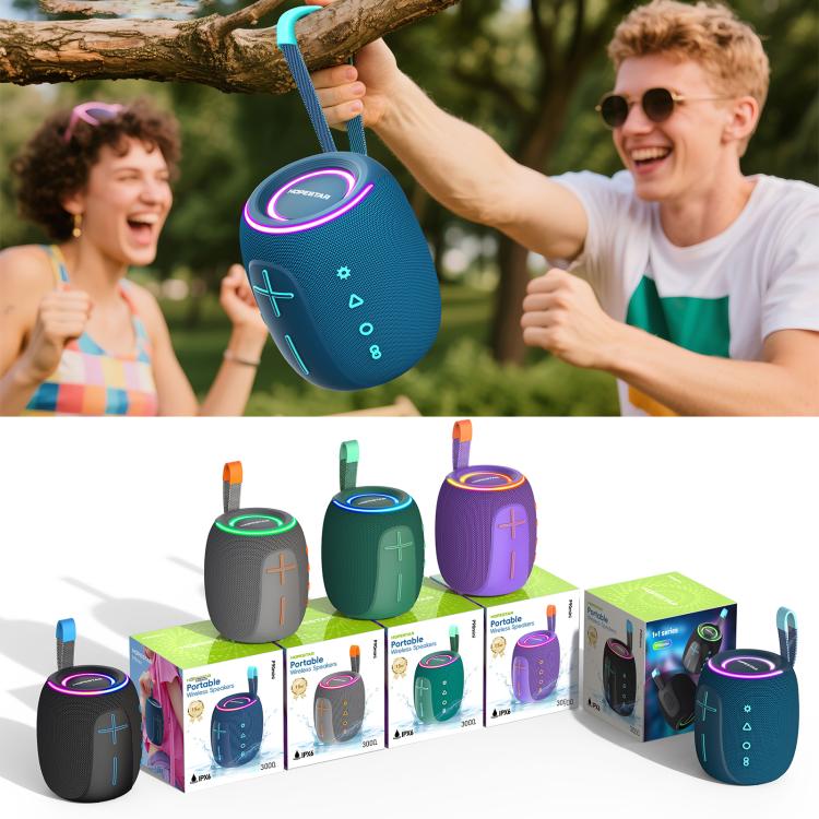 HOPESTAR P90 ミニ 15W 屋外用IPX6防水ミニBluetoothスピーカー