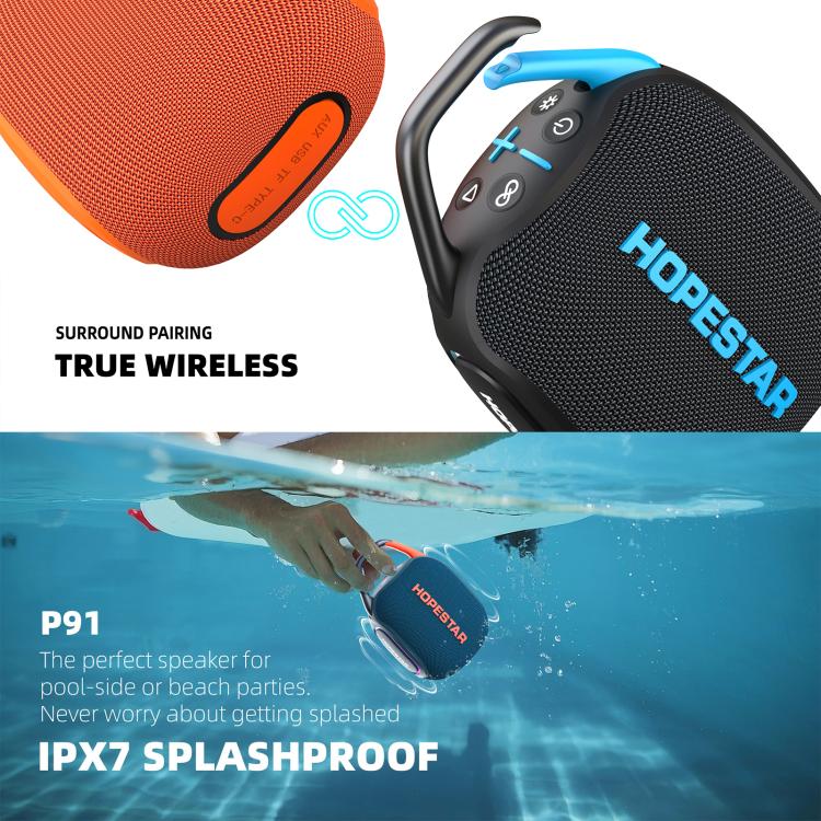 HOPESTAR P91 15W 屋外用IPX7防水Bluetoothスピーカー
