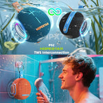 HOPESTAR P92 15W 屋外用IPX7防水ワイヤレスBluetoothスピーカー