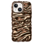 Cream Texture Electroplating TPU Full Coverage Phone Case, For iPhone 15 Plus, For iPhone 15, For iPhone 14 Plus, For iPhone 14