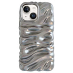 Cream Texture Electroplating TPU Full Coverage Phone Case, For iPhone 14 Pro, For iPhone 14 Pro Max, For iPhone 13