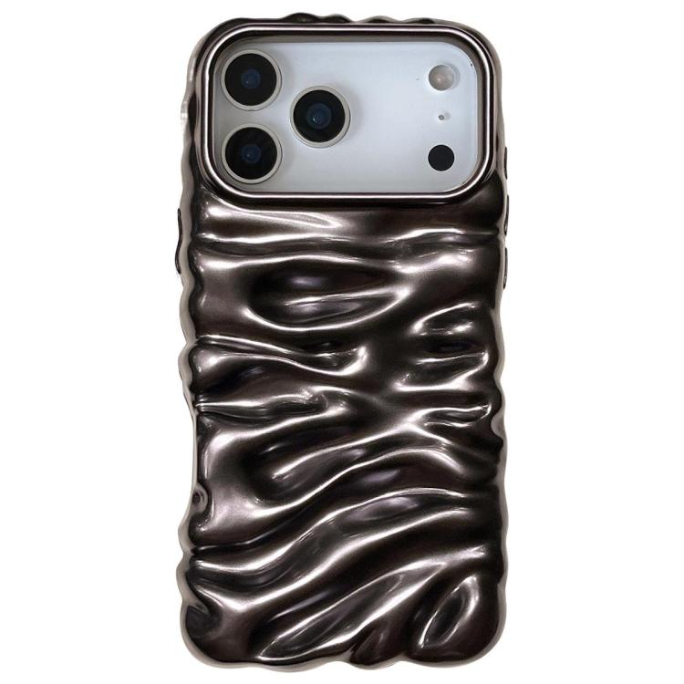 クリームテクスチャー電気めっきTPU全面保護スマホケース、iPhone 17 Pro Max用、iPhone 17 Pro用
