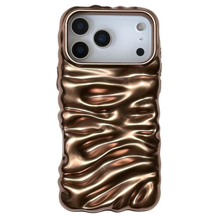 クリームテクスチャー電気めっきTPU全面保護スマホケース、iPhone 17 Pro Max用、iPhone 17 Pro用