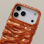 Cream Texture Electroplating TPU Full Coverage Phone Case, For iPhone 17 Pro Max, For iPhone 17 Pro