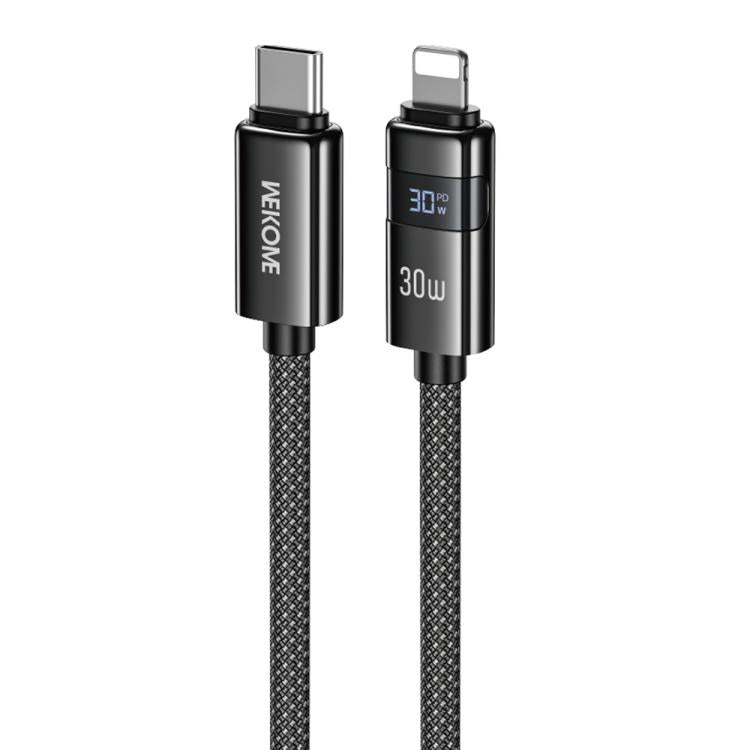 WK WDC-104 Raython 2 デジタルディスプレイ 30W Type-C から 8ピン 高速充電データケーブル、長さ: 1.2m、WDC-104