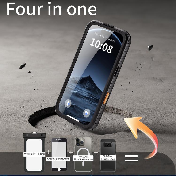 RedPepper IP68 防水 トリプルプルーフ MagSafe スマホケース、iPhone 17 Pro Max 用、iPhone 17 Pro 用、iPhone Air 用