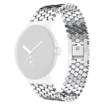 xDfind フィッシュスケールテクスチャーメタルウォッチバンド、Google Pixel Watch 4 / Watch 3 45mm用、Google Pixel Watch 4 / 3 / 2 / 1 41mm用