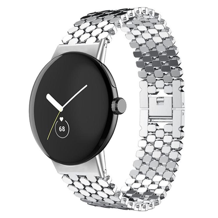 xDfind フィッシュスケールテクスチャーメタルウォッチバンド、Google Pixel Watch 4 / Watch 3 45mm用、Google Pixel Watch 4 / 3 / 2 / 1 41mm用