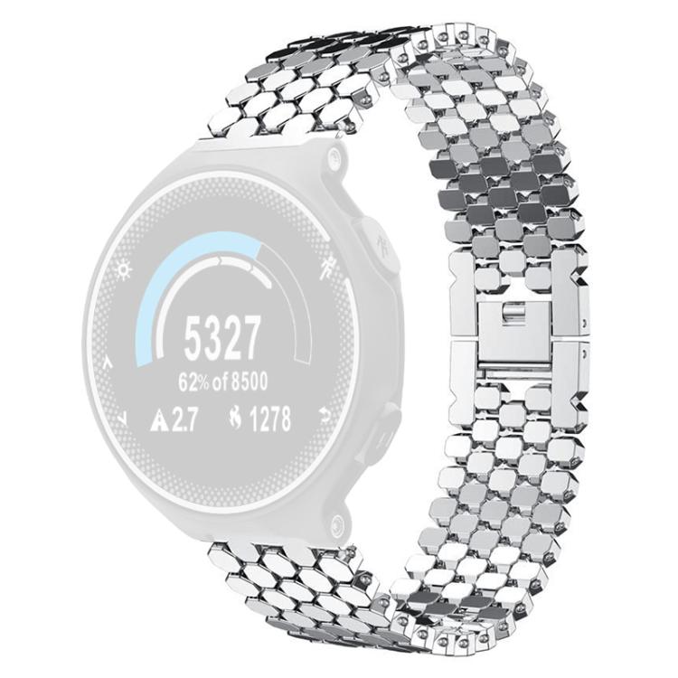 xDfind Fish Scale Texture Metal Watch Band, For Garmin Fenix 8/7X/6X/5X 26mm, For Garmin Fenix 8/7/6/5 22mm, For Garmin Forerunner 235/220/620/630, For Garmin Forerunner 35 / 30 / 35J