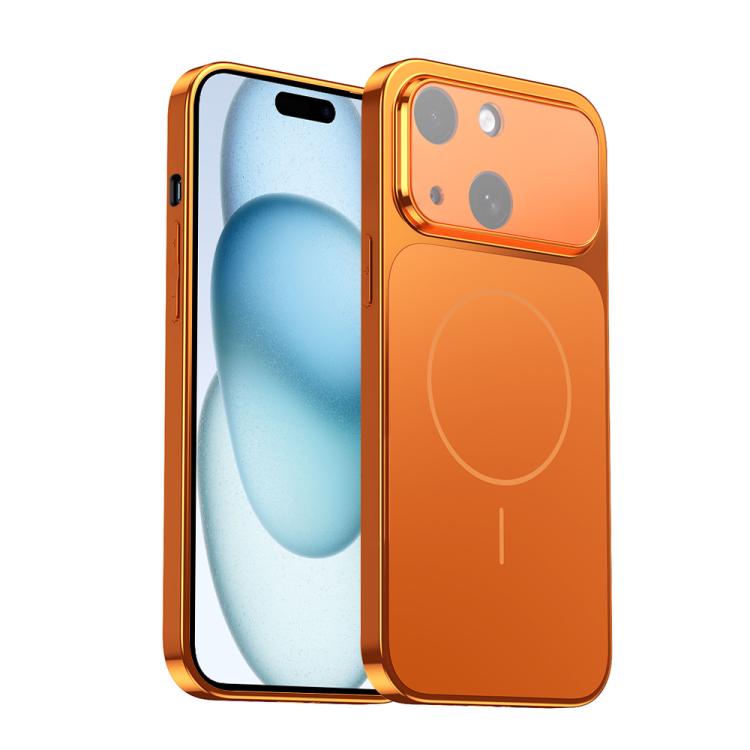 Corning Glass Plating Large Window MagSafe Phone Case, For iPhone 15, For iPhone 14, For iPhone 14 Pro, For iPhone 14 Pro Max, For iPhone 13 Pro Max, For iPhone 13 Pro, For iPhone 13, For iPhone 12, For iPhone 12 Pro Max