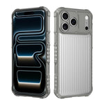 War Shadowストライプシリーズエアバッグマット衝撃吸収スマホケース、iPhone 17 Pro Max用、iPhone 17 Pro用