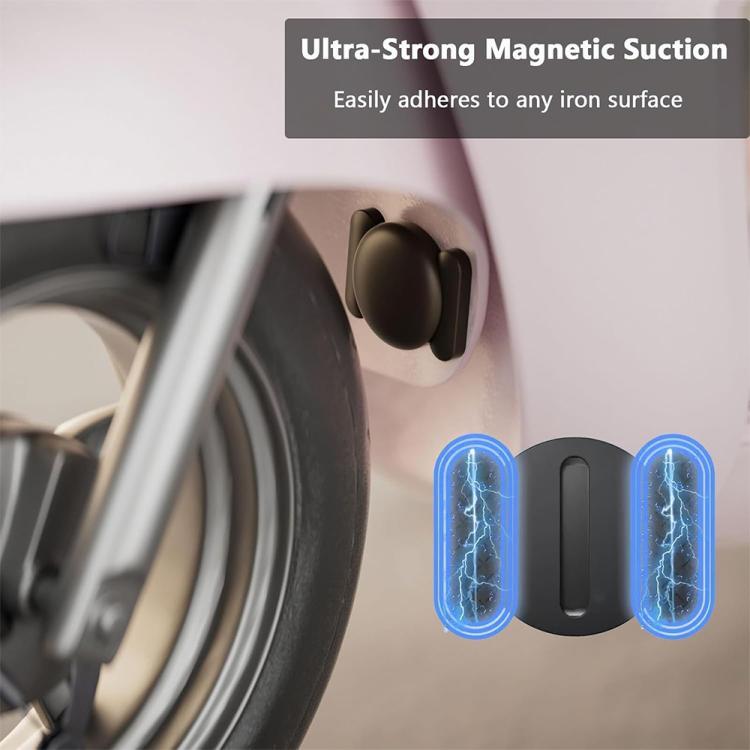 xDfind 電動バイク用マグネットトラッカー シリコン保護カバー、AirTag 第2世代 / AirTag 第1世代対応