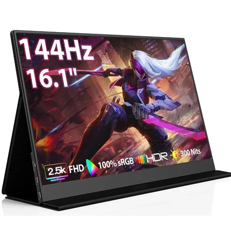P161Q10G 16.1インチ 2.5K ポータブルモニター 144Hz 拡張スクリーン、16.1インチ 2.5K 144Hz