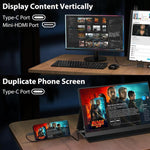 P161Q10G 16.1インチ 2.5K ポータブルモニター 144Hz 拡張スクリーン、16.1インチ 2.5K 144Hz