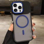 スキンフィールマットメタルレンズホルダーMagSafe磁気スマホケース、iPhone 17 Pro Max用、iPhone 17 Pro用、iPhone 17用、iPhone Air用、iPhone 16 Pro Max用、iPhone 16 Pro用