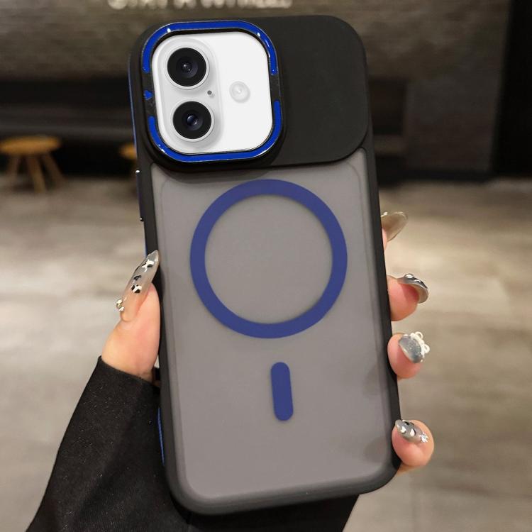 スキンフィール フロストメタルレンズホルダー MagSafe 磁気スマホケース、iPhone 16 Plus 用、iPhone 16 用、iPhone 15 Pro Max 用、iPhone 15 Pro 用、iPhone 15 用、iPhone 14 用