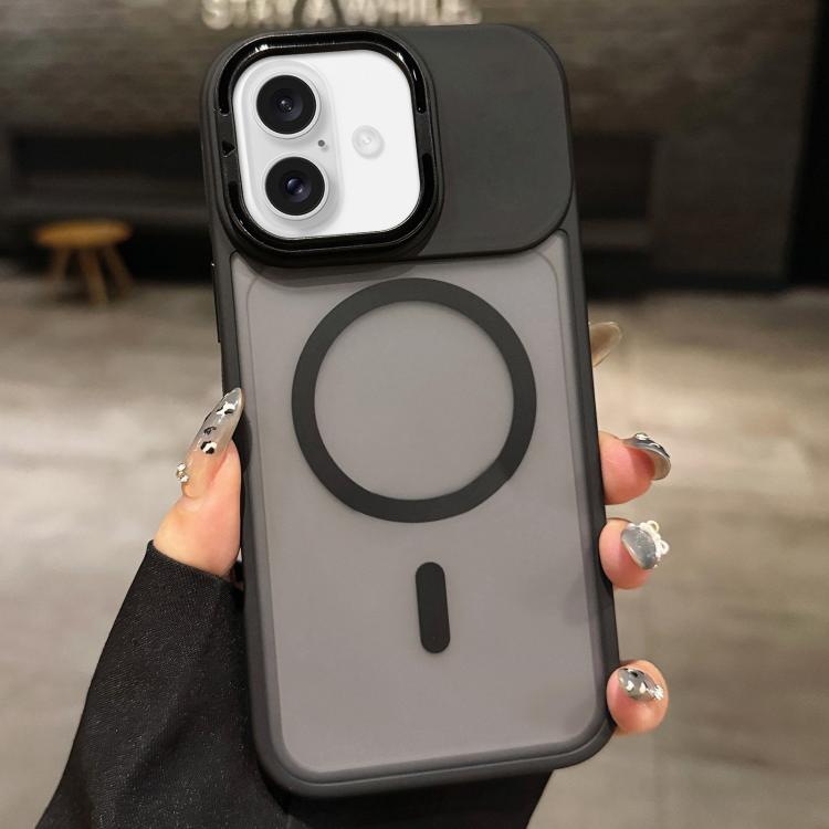 スキンフィール フロストメタルレンズホルダー MagSafe 磁気スマホケース、iPhone 16 Plus 用、iPhone 16 用、iPhone 15 Pro Max 用、iPhone 15 Pro 用、iPhone 15 用、iPhone 14 用
