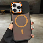 スキンフィール フロストメタルレンズホルダー MagSafe 磁気スマホケース、iPhone 16 Plus 用、iPhone 16 用、iPhone 15 Pro Max 用、iPhone 15 Pro 用、iPhone 15 用、iPhone 14 用