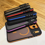 スキンフィールマットメタルレンズホルダーMagSafe磁気スマホケース、iPhone 17 Pro Max用、iPhone 17 Pro用、iPhone 17用、iPhone Air用、iPhone 16 Pro Max用、iPhone 16 Pro用