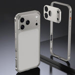 アーマー 両面滑り止めメタルフレームケース レンズカバー付き、iPhone 17 Pro Max 用、iPhone 17 Pro 用、iPhone 17 用、iPhone 16 Pro Max 用、iPhone 16 Pro 用、iPhone 16 用