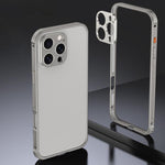 アーマー 両面滑り止めメタルフレームケース レンズカバー付き、iPhone 17 Pro Max 用、iPhone 17 Pro 用、iPhone 17 用、iPhone 16 Pro Max 用、iPhone 16 Pro 用、iPhone 16 用