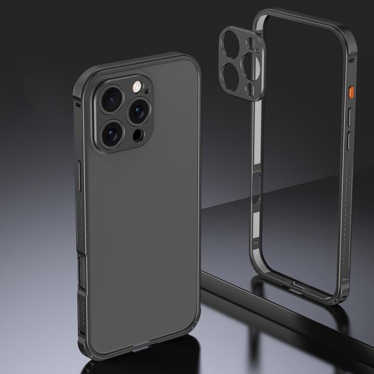アーマー 両面滑り止めメタルフレームケース レンズカバー付き、iPhone 17 Pro Max 用、iPhone 17 Pro 用、iPhone 17 用、iPhone 16 Pro Max 用、iPhone 16 Pro 用、iPhone 16 用