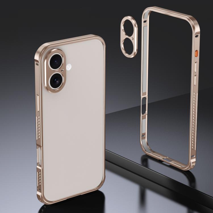 アーマー 両面滑り止めメタルフレームケース レンズカバー付き、iPhone 17 Pro Max 用、iPhone 17 Pro 用、iPhone 17 用、iPhone 16 Pro Max 用、iPhone 16 Pro 用、iPhone 16 用
