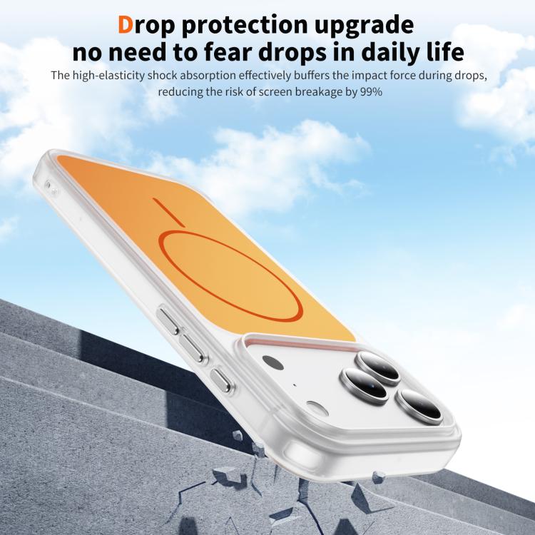 クリスタルフロスト スキンフィール 磁気 MagSafe スマホケース、iPhone 17 Pro Max 用、iPhone 17 Pro 用、iPhone 17 用、iPhone Air 用