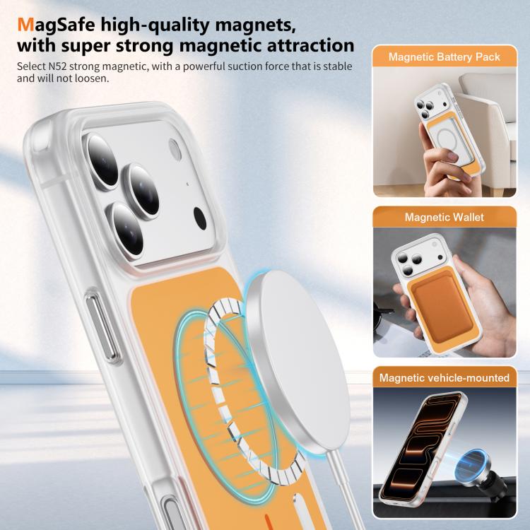 クリスタルフロスト スキンフィール 磁気 MagSafe スマホケース、iPhone 17 Pro Max 用、iPhone 17 Pro 用、iPhone 17 用、iPhone Air 用