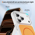 クリスタルフロスト スキンフィール 磁気 MagSafe スマホケース、iPhone 17 Pro Max 用、iPhone 17 Pro 用、iPhone 17 用、iPhone Air 用