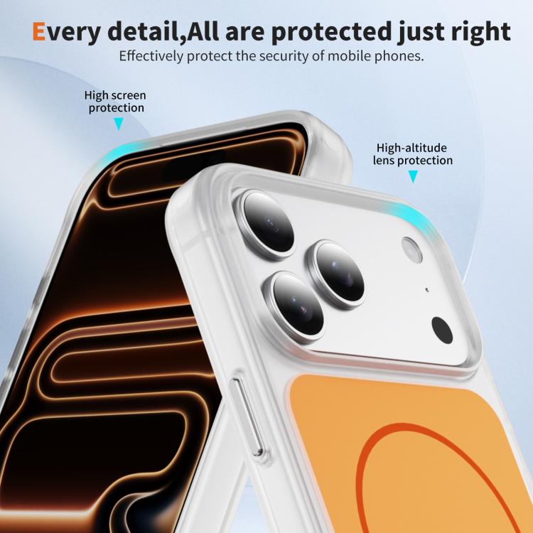 クリスタルフロスト スキンフィール 磁気 MagSafe スマホケース、iPhone 17 Pro Max 用、iPhone 17 Pro 用、iPhone 17 用、iPhone Air 用